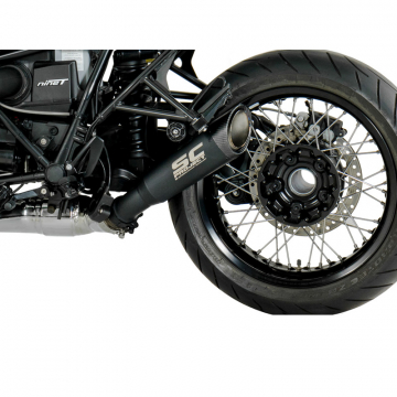SC-Project B18-T41MB S1 Slip-on Exhaust, Black for BMW R NineT '14-'19