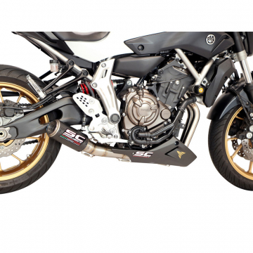 SC-Project Y14-C38C CR-T Full System Exhaust for Yamaha FZ-07/MT-07 (2014-2020)