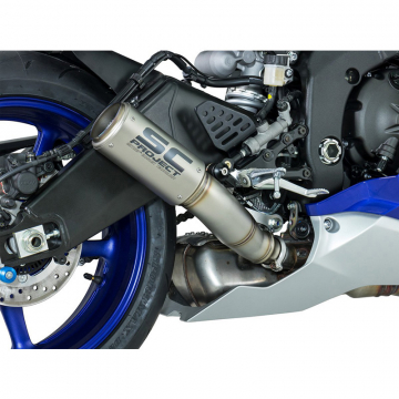 SC-Project Y21-H36T CR-T Titanium Slip-on Exhaust for Yamaha YZF-R6 (2017-2020)