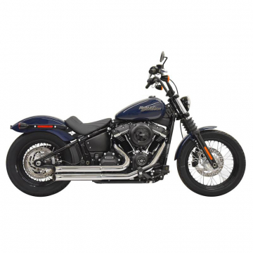 Bassani 1S35D Pro Street Chrome 2:1 Exhaust for Harley Softail '18-'21