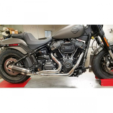 D&D 636Z 2:1 Bob Cat Up-Swept Exhaust for Harley Softail M8 (2018-)
