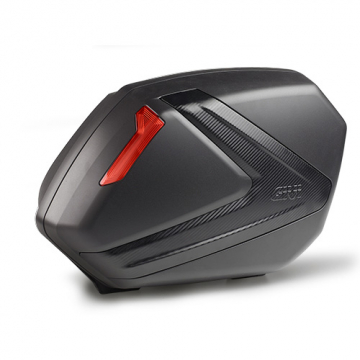 Givi V37NNA Monokey Side Cases, 37 Liters Each, Black with Red Reflectors