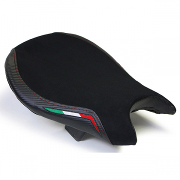 Luimoto 1171101 Team Italia Suede Seat Covers for Ducati Streetfighter