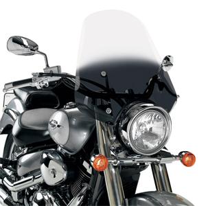 Memphis Shades Alley Cat Windshield with Optional Mounting Kit for Honda
