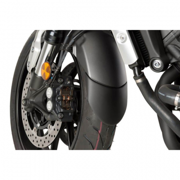 Puig 9023N Front Fender Extension, Black for Ducati Scrambler (2015-2017)