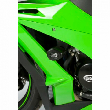 R&G Aero Style Frame Sliders for Kawasaki ZX10-R (2011-current) (IN WHITE)