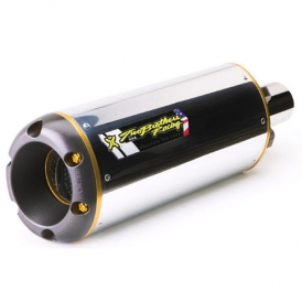 005-1470406V2-B Two Brothers Racing Black Series M-2 Aluminum Canister Slip-On Exhaust System