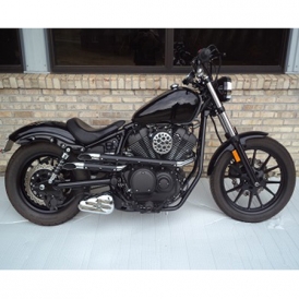 Mortons Custom Black Pipes Complete Exhaust For Yamaha Bolt 2013 Current Accessories International