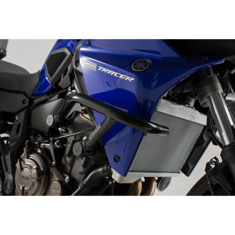R/&G Aero *BLACK* Crash Protectors for Yamaha MT-07 2014-2016 XSR700 2016 and Tracer 700 2016 models