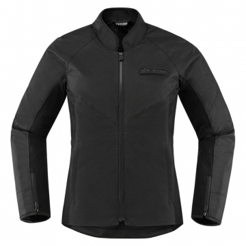 view Icon Hooligan Perforated Womens Jacket, Stealth