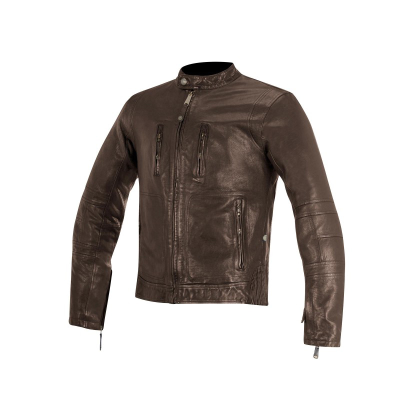 Alpinestars Oscar Brass Leather Jacket Brown Accessories International Alpinestars Oscar Brass Leather Jacket Brown