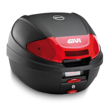 Givi E300N2 30 Liter Monolock Top Case, Red Reflector