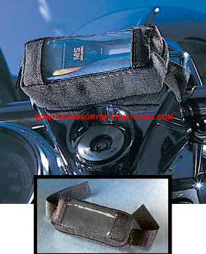 Velcro-mounted pouch