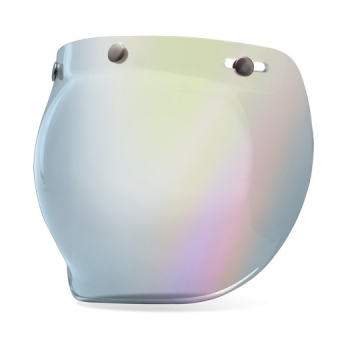 Bell 3-Snap Bubble Shield Silver Iridium