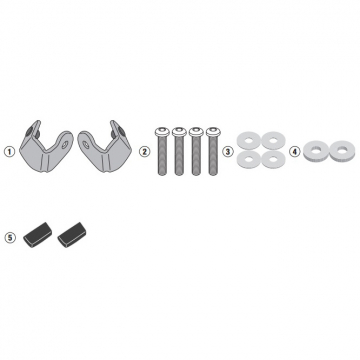 Givi D5132KIT Specific Windshield Fitting Kit for BMW C400GT (2019-)