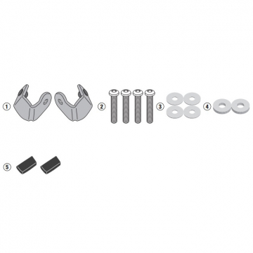 view Givi D5132KIT Specific Windshield Fitting Kit for BMW C400GT (2019-)