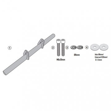view Givi LS7711 Spotlight Fitting Kit for KTM 390 Adventure (2020-)