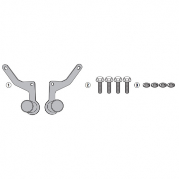 Givi LS8203 Spotlight Fitting Kit for Moto Guzzi V85 TT (2019-)
