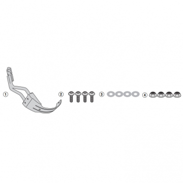 view Givi RM6415KIT Rear Hugger Fitting Kit for Triumph Tiger 900 (2020-)