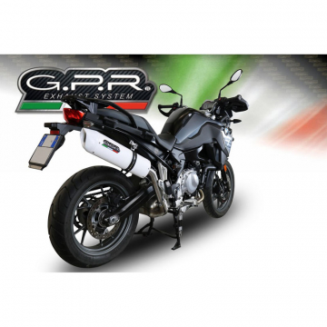 view GPR E4.BM.100.ALBE4 Albus Evo4 Slip-on Exhaust for BMW F700GS (2016-2018)