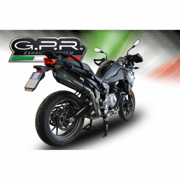 view GPR E4.BM.100.GPAN.PO GP Evo4 Poppy Slip-on Exhaust for BMW F700GS (2016-2018)