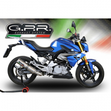 view GPR E4.CO.BM.93.M3.INOX M3 Inox Full Exhaust for BMW G310R (2017-)
