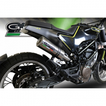 view GPR E4.HU.47.M3.TN M3 Titanium Natural Slip-on Exhaust for Husqvarna Vitpilen 401 '18-'19