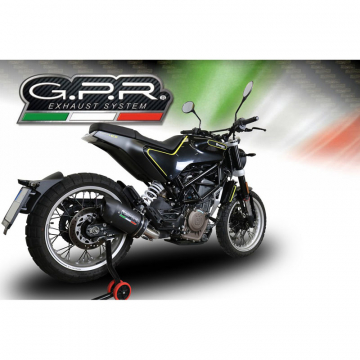 view GPR E4.HU.51.FNE4 Furore Evo4 Nero Slip-on Exhaust for Husqvarna Vitpilen 701 '18-'20