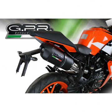 view GPR KTM.80.RACE.FUNE Furore Nero Racing Slip-on Exhaust for KTM RC 125 (2017-)