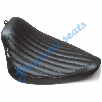 view Granucci 913SISF2 Soft 2 Solo Drivers Seat, Black for Harley Softail Slim (2012-2017)