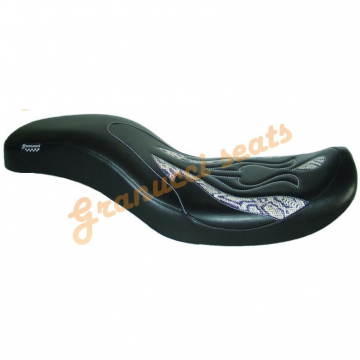 Granucci 140FAPI Fantasy Python Long Seat for Yamaha Virago 535
