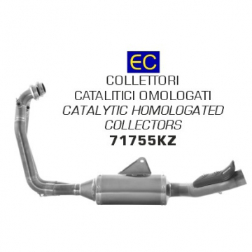 Arrow 71755KZ Catalytic Homologated Collector for Aprilia RS660 (2020-)