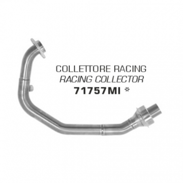 view Arrow 71757MI Racing Exhaust Collector for Husqvarna Svartpilen 125 (2021-)