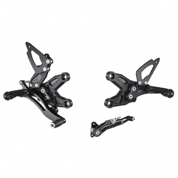 view Bonamici B001R GP Shift Rearsets, Black for BMW S1000RR/HP4 (2009-2014)
