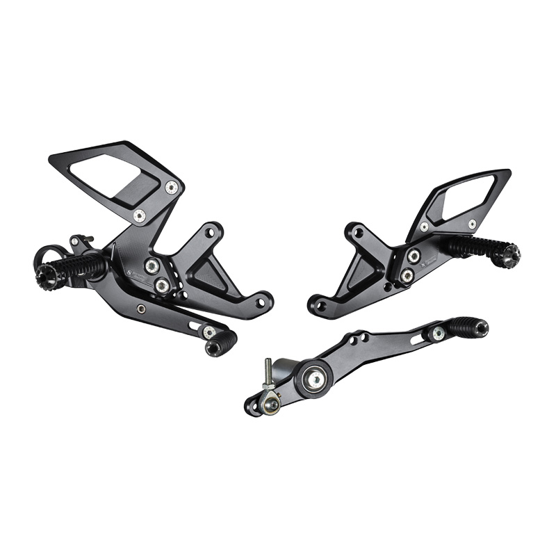 Bonamici B006 Rearsets, Black for BMW S1000R (20172020) Accessories