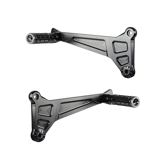 Bonamici DSCR2 Rearsets, Black for Ducati Scrambler 800 (2015