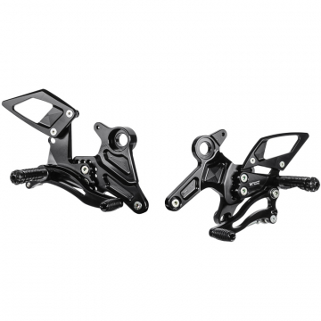 view Bonamici K018 Normal & GP Shift Rearsets Kawasaki Z650 '17-'19 / Ninja 650 (2017-)