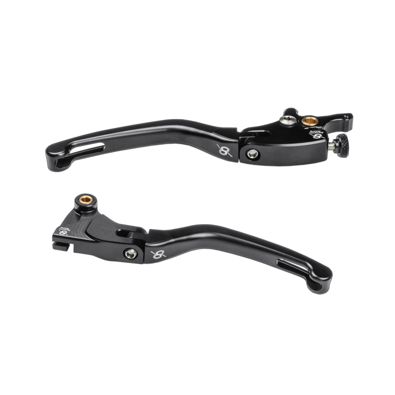 Bonamici KL26BLACK Folding Levers, Black for Kawasaki Ninja 400 / 300