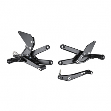 view Bonamici TH03 Normal Shift Rearsets for Triumph Daytona 675/R (2013-)