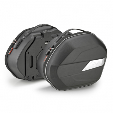 Givi WL900 Weightless MonoKey Semi-Rigid Side Cases, 25 Liters