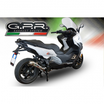 view GPR E4.BMW.84.PCEV Powercone Evo Slip-on Exhaust for BMW C650 Sport '16-'20