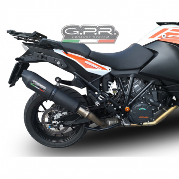 view GPR E4.KTM.55.2.GPAN.BLT GP Evo4 Black Titanium Exhaust for KTM 1290 Super Adventure '17-'20