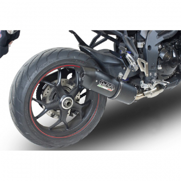 view GPR E4.T.86.FNE4 Furore Evo4 Nero Slip-on Exhaust for Triumph Tiger 1050 (2016-2019)