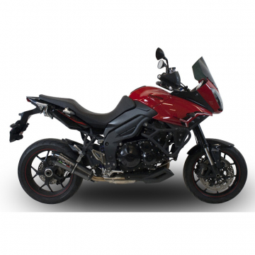 view GPR E4.T.86.GPAN.PO GP Evo4 Poppy Slip-on Exhaust for Triumph Tiger 1050 (2016-2019)