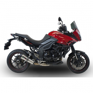 view GPR E4.T.86.GPAN.TO GP Evo4 Titanium Slip-on Exhaust for Triumph Tiger 1050 (2016-2019)