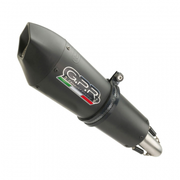 view GPR E5.BM.95.GPAN.BLT GP Evo4 Black Titanium Slip-on Exhaust for BMW F750GS (2021-)