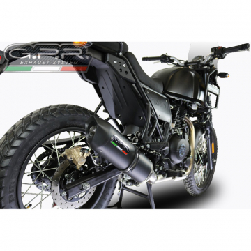 view GPR ROY.5.RACE.FUNE Furore Nero Racing Exhaust for Himalayan 410 Diam. 42.5 (2017-2019)