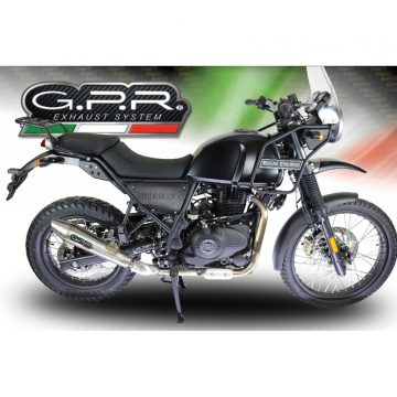 view GPR ROY.5.RACE.PCX Power Cro Racing Exhaust for Himalayan 410 Diam. 42.5 (2017-2019)