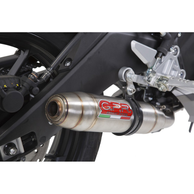 GPR Y.206.DE Deeptone Inox Full Exhaust for Yamaha MT 125 17 19 Accessories International