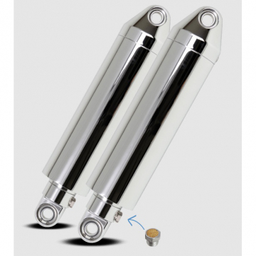 view Platinum 1702-DD Polished Air Ride Simple Suspension Kit for Harley Sportster/Dyna